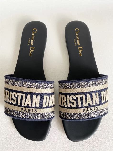 dior dway heeled sandal|christian Dior sliders women.